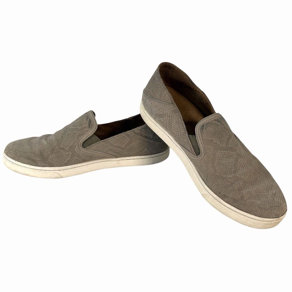 OluKai PEHUEA Leather Slip On Loafers 20329-LH10 CLAY HONU, Size US W9 EU 39